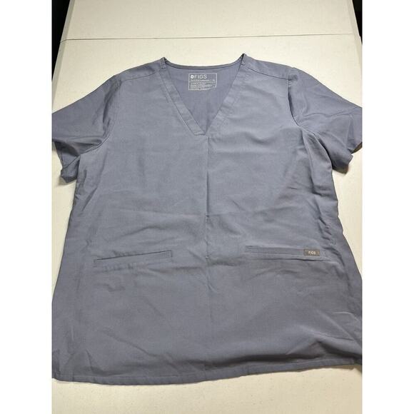 Figs Techincal Collection V-Neck Short Sleeve Scrub Top Womens XL - Picture 1 of 6